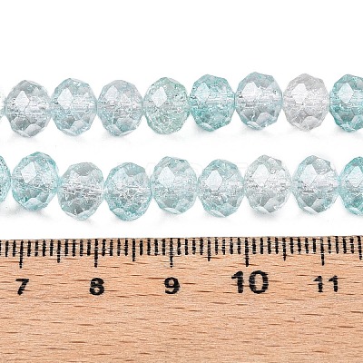 Transparent Glass Beads Strands GLAA-T023-6mm-A01-1