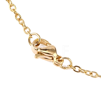 304 Stainless Steel Cable Chain Necklaces STAS-O053-07G-1