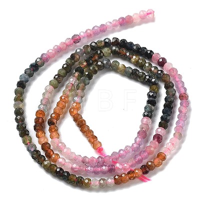 Gradient Color Natural Colorful Tourmaline Beads Strands LS-G-ONLY-T-A07-01-1