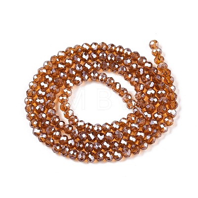 Electroplate Glass Beads Strands EGLA-A044-T2mm-A04-1