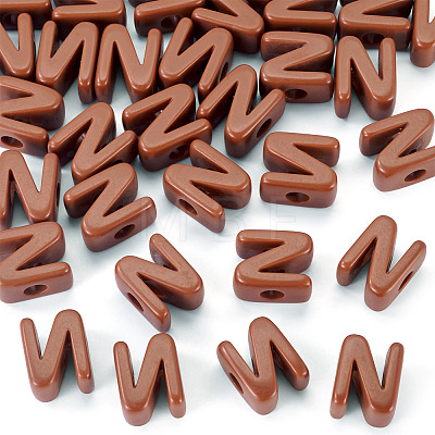Opaque Acrylic European Beads OACR-TAC0019-006N-1