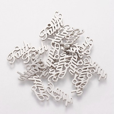 201 Stainless Steel Charms STAS-Q201-T211-1