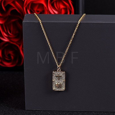 6Pcs 3 Styles Brass Micro Pave Clear Cubic Zirconia Pendants ZIRC-SZ0001-21-1