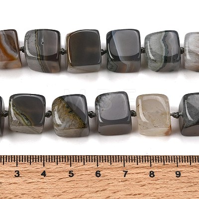 Natural Agate Beads Strands G-F820-I01-01-1