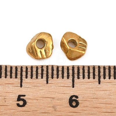 Irregular 304 Stainless Steel Beads STAS-D394-03A-G-1