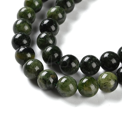 Natural Green Diopside Beads Strands G-NH0031-01B-1