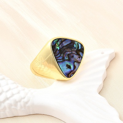 Ocean Styles Brass Cuff Rings for Women RJEW-F184-18G-1