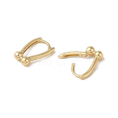 Brass Hoop Earring EJEW-L271-12KCG-01-1