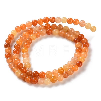 Natural Red Aventurine Beads Strands G-L609-A02-03-1