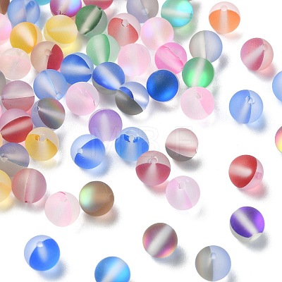 100Pcs Synthetic Moonstone Beads G-YW0001-39A-1