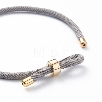 Braided Nylon Cord Bracelet Making MAK-A017-D01-01G-1