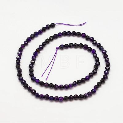 Natural Agate Bead Strands G-G882-4mm-A05-1
