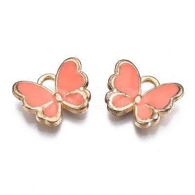 Alloy Enamel Charms X-ENAM-S121-070I-1