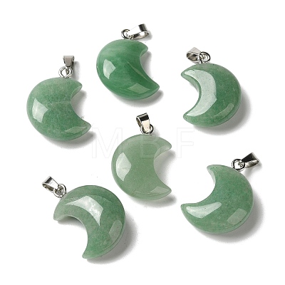 Natural Green Aventurine Pendants G-H035-01P-02-1