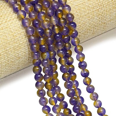 Natural Malaysia Jade Beads Strands G-B165-C04-6mm-1