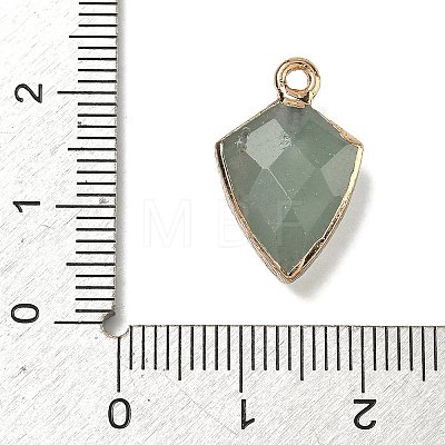 Natural Green Aventurine Pendants G-K422-01G-04-1
