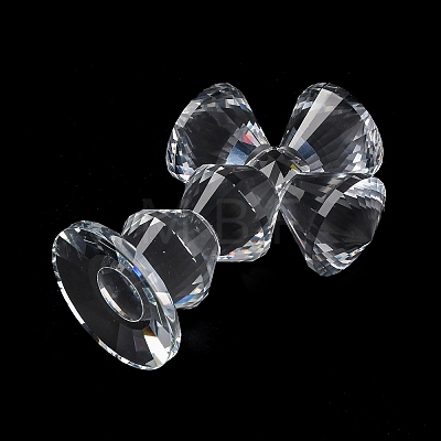 Natural Quartz Crystal Cross Figurines AJEW-H154-01D-1
