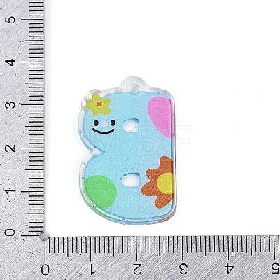 Acrylic Pendants MACR-R002-02B-1