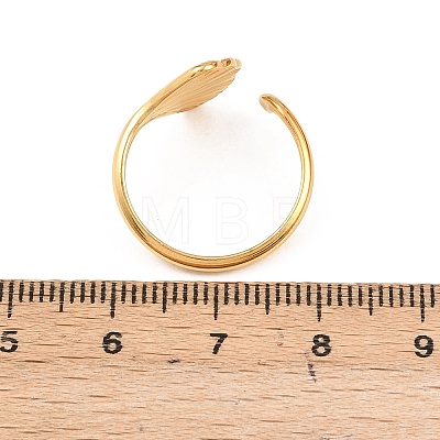 304 Stainless Steel Cuff Open Rings RJEW-Z125-04G-01-1