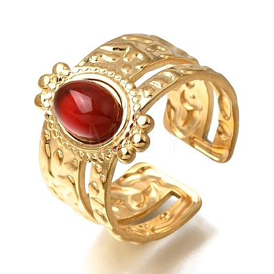 304 Stainless Steel Cuff Open Rings RJEW-F213-02G-1