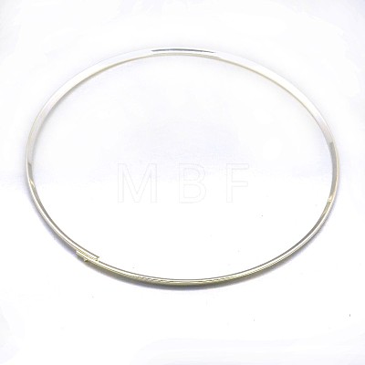 Brass Choker Collar Necklace Making X-BJEW-F132-02S-1