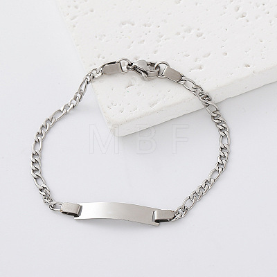 Adjustable 304 Stainless Steel Link Bracelets JX7075-2-1