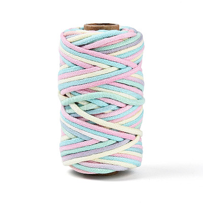 Segment Dyed Polycotton Macrame Cord OCOR-T017-03G-1