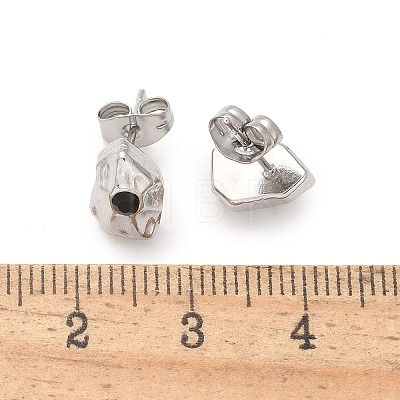 304 Stainless Steel Stud Earrings EJEW-F361-08P-1