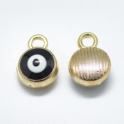 Light Gold Plated Alloy Charms LS-ENAM-S117-27B-1