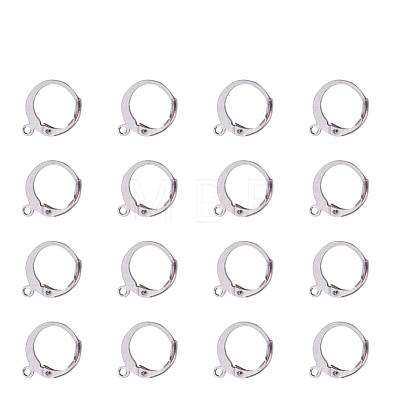 304 Stainless Steel Leverback Earring Findings A-STAS-I045-02-1