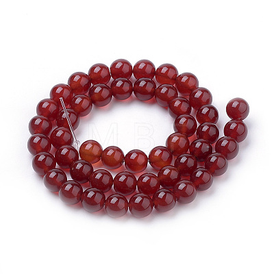 Natural Carnelian Beads Strands LS-G-S259-32-10mm-1