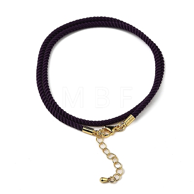 Nylon Milan Cord Necklace Making MAK-M028-01G-32-1