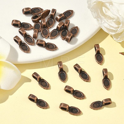 Tibetan Style Pendant Bails X-RAB3357Y-1