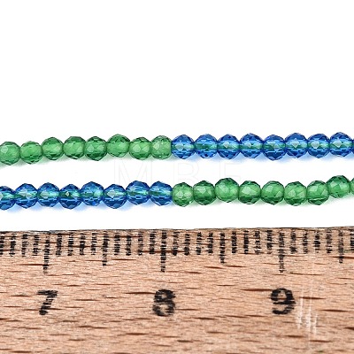 Transparent Glass Beads Strands GLAA-N074-01A-09-1