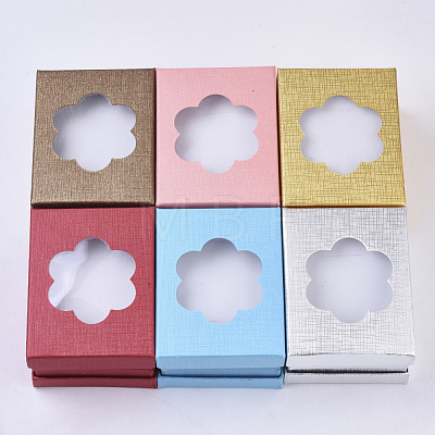 Textured Cardboard Jewelry Boxes CBOX-N012-10-1