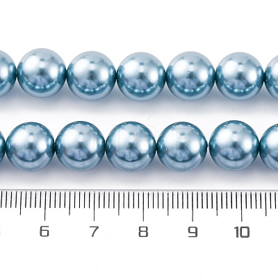 Shell Pearl Beads Strands BSHE-K015-10mm-02-1