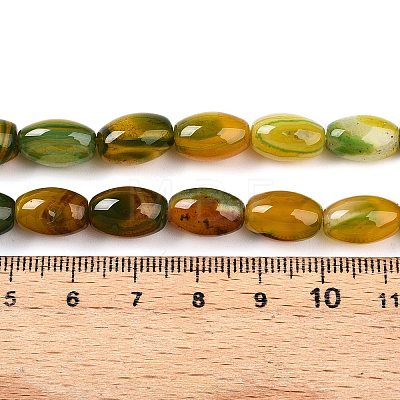 Dyed Natural Agate Beads Strands G-T141-15B-01-1