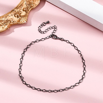 Rack Plating Brass Curb Chain Bracelets for Women BJEW-G735-16B-1