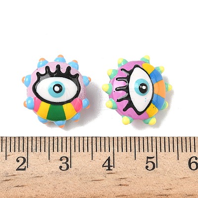 Baking Paint Glass Beads LAMP-D004-04-1