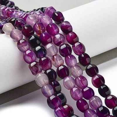 Natural Agate Beads Strands G-G172-02E-1