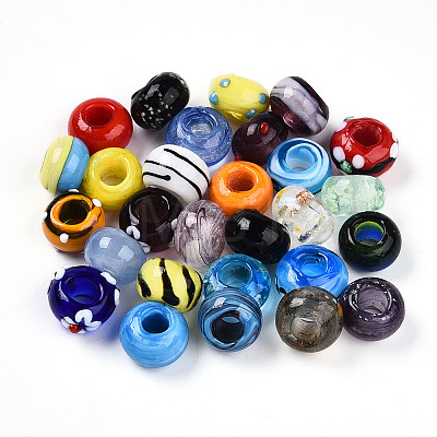Handmade Lampwork Beads LAMP-N024-37-1