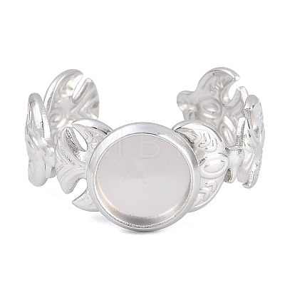Eagle Shape 304 Stainless Steel Cuff Ring Components SA-CBA098D-05P-A-1