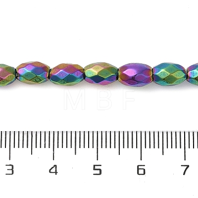 Electroplated Strong Magnetic Synthetic Hematite Beads Strands G-P518-02G-1