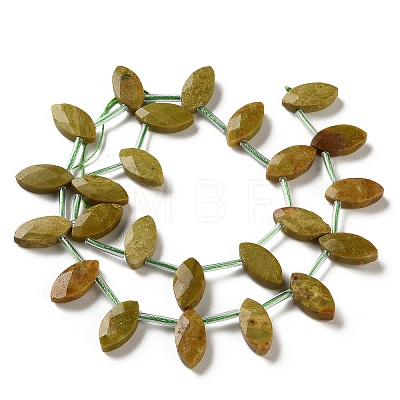 Natural Green Opal Beads Strands G-P607-A08-01-1