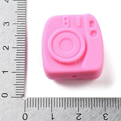 Camera Food Grade Eco-Friendly Silicone Focal Beads SIL-C007-16E-1