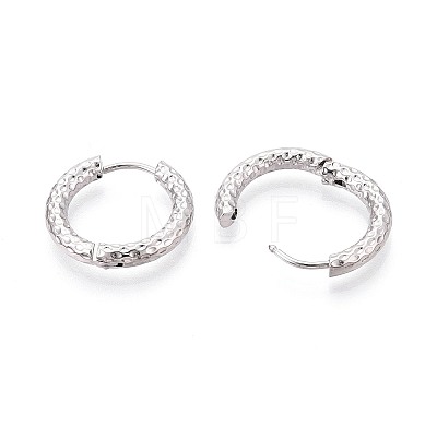 304 Stainless Steel Hoop Earrings STAS-T074-51P-1
