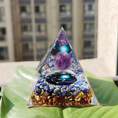 Orgonite Pyramid Resin Energy Generators PW-WGB439A-01-1