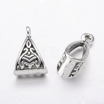 Tibetan Style Alloy Tube Bails LS-LF10525Y-1