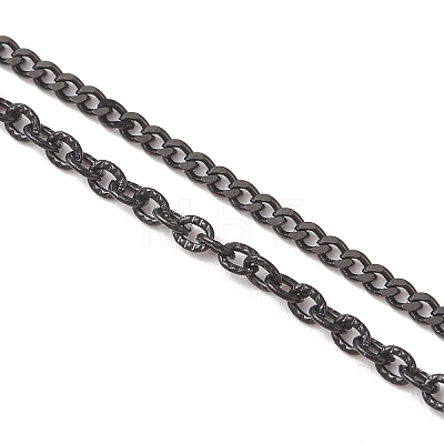 304 Stainless Steel Cable Chain Twisted Chain Bracelet Making AJEW-JB01514-1