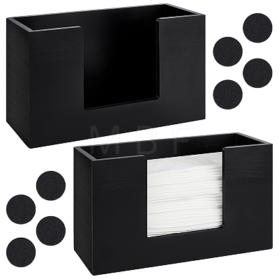 2Pcs Wood Tissue Box CON-WA0001-13-1